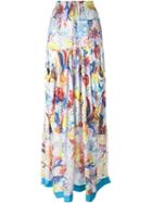 Tsumori Chisato Floral Print Maxi Skirt