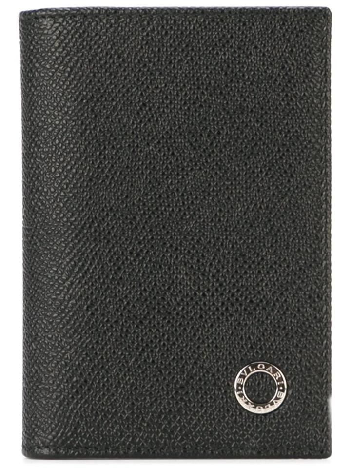 Bulgari Embossed Logo Wallet