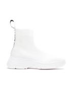 Studio Chofakian Knit Sneakers - White