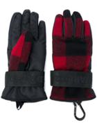 Dsquared2 Padded Checked Gloves - Black