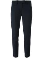 Dondup Cropped Trousers, Women's, Size: 29, Blue, Spandex/elastane/acetate/viscose/virgin Wool