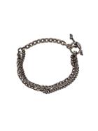M. Cohen Braided Chain Bracelet - Metallic