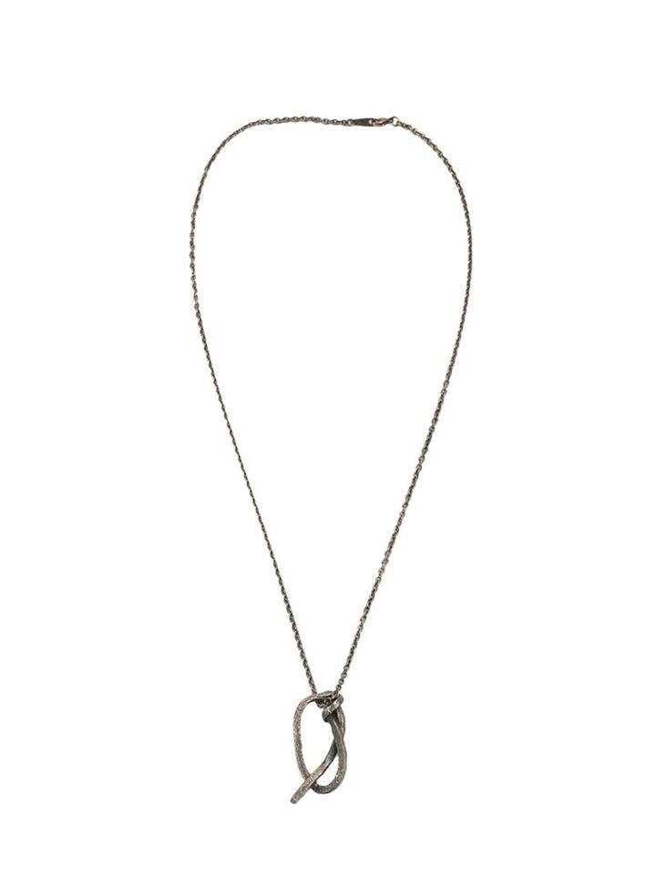 Tobias Wistisen 'leather Twist' Necklace