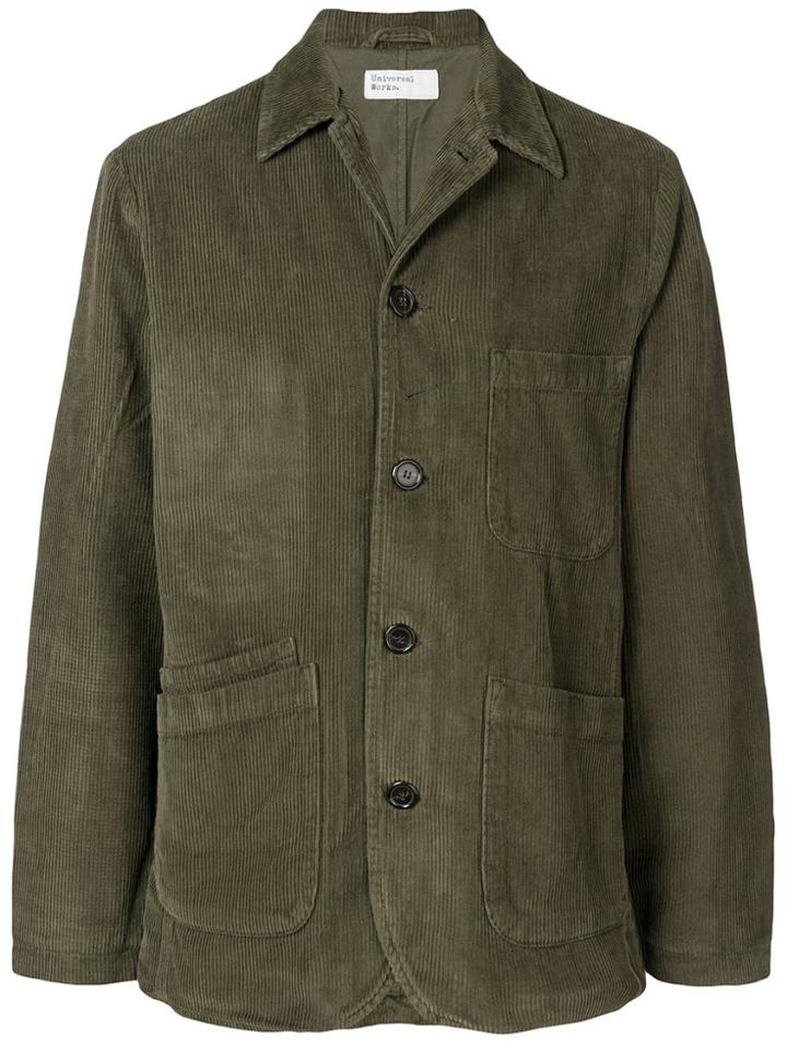 Universal Works Corduroy Shirt Jacket - Green