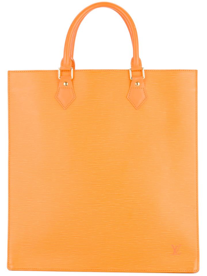 Louis Vuitton Vintage Sac Plat Tote Bag - Yellow & Orange