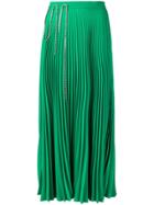 Christopher Kane Squiggle Cupchain Pleated Skirt - Green