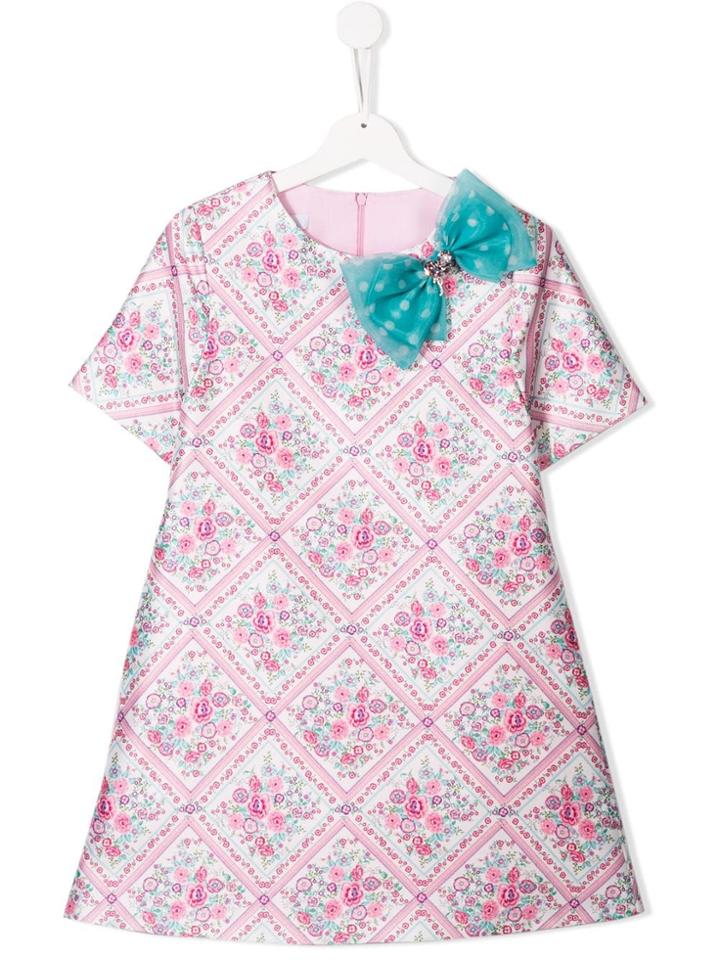 Petit Bow Detail Dress - Pink