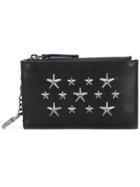 Jimmy Choo Star Studded Wallet - Black