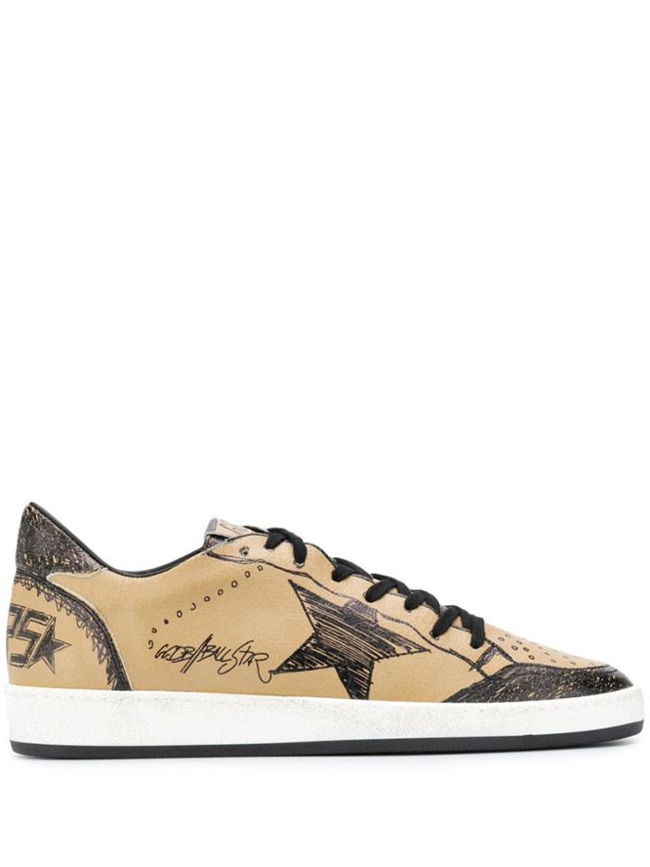 Golden Goose Deluxe Brand Sketched Sneakers - Neutrals