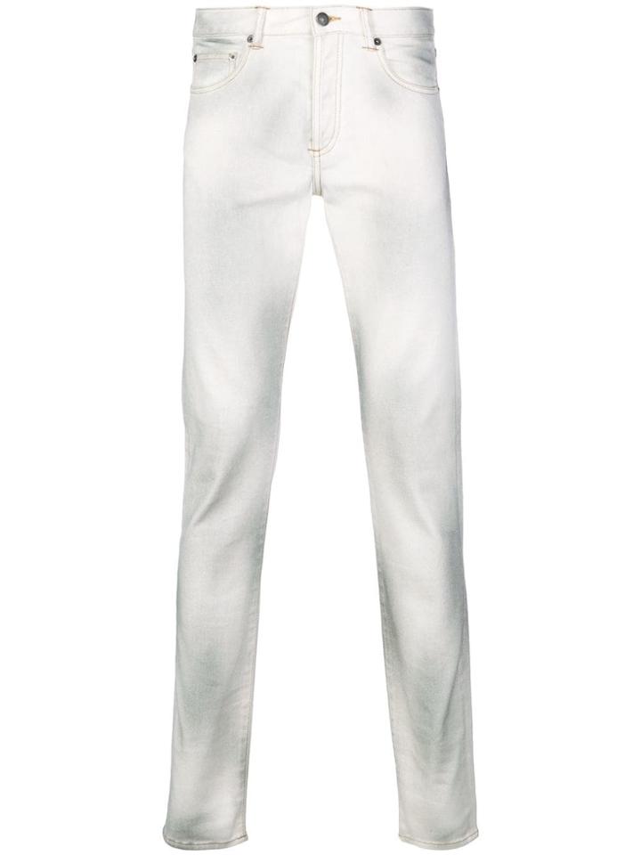Givenchy Dusted Slim-fit Jeans - White