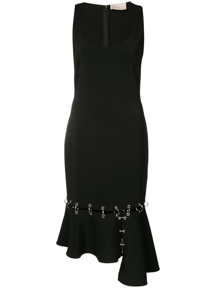 Christopher Kane - Hoop Trim Dress - Women - Silk/spandex/elastane/acetate/iron - 42, Black, Silk/spandex/elastane/acetate/iron