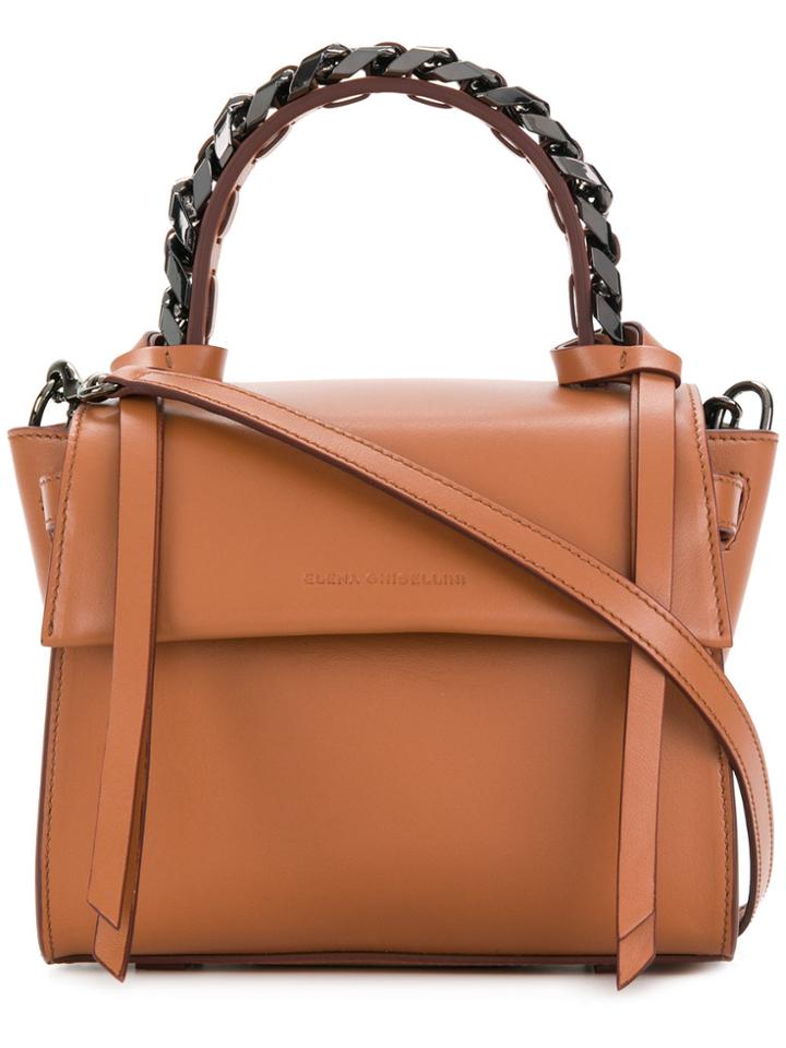 Elena Ghisellini Angel Xs Shouder Bag - Brown