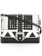 Paula Cademartori Studded Shoulder Bag, Women's, Black, Calf Leather