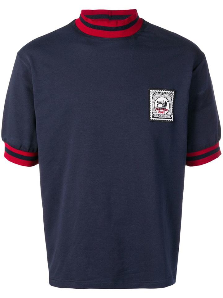 Les Bohemiens Mock Neck T-shirt - Blue