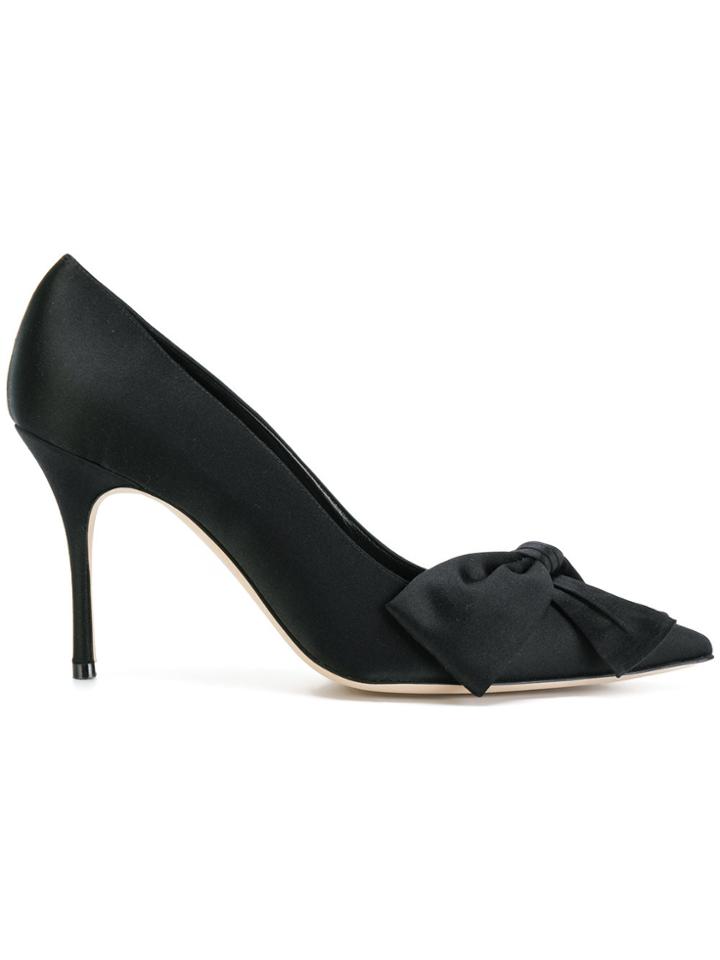 Manolo Blahnik Beccara 90 Pumps - Black
