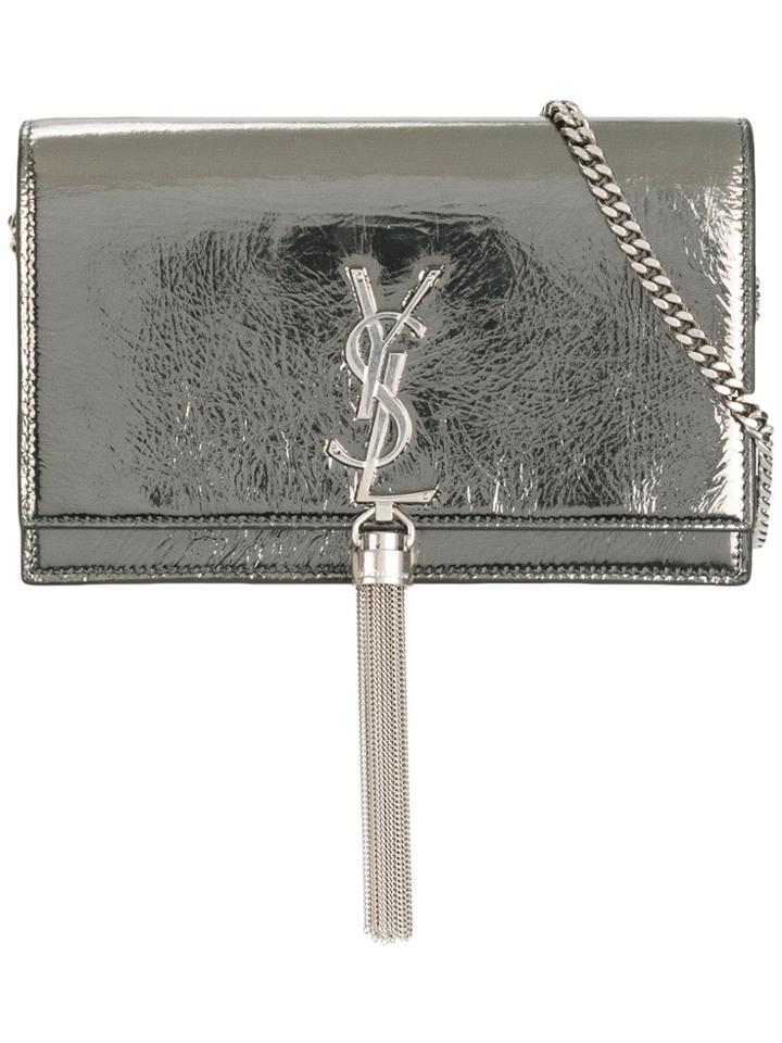 Saint Laurent Kate Tassel Bag - Metallic