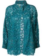 Antonio Marras Lace Embroidered Blazer - Green