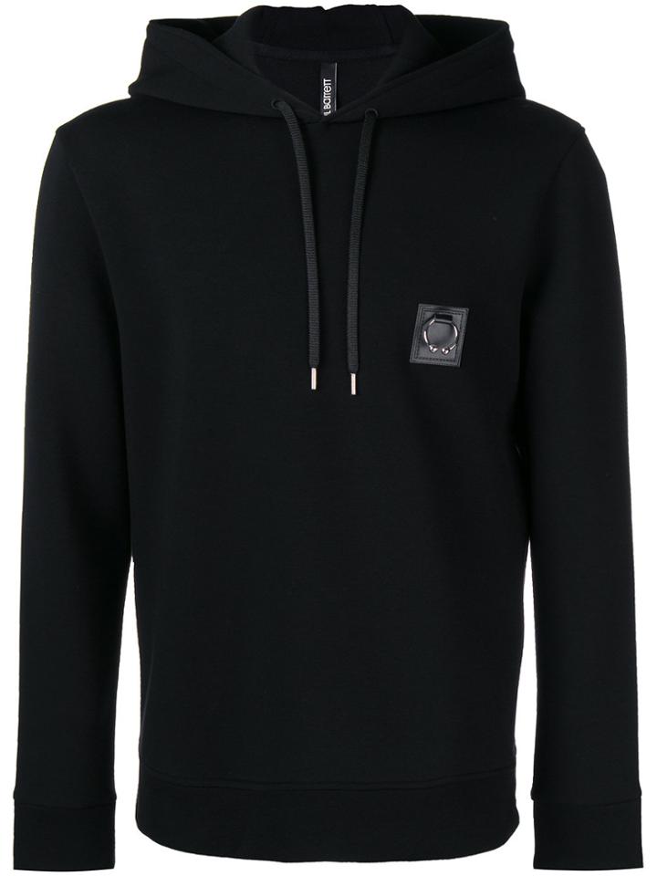 Neil Barrett Piercing Detail Hoodie - Black
