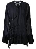 Di Liborio - Pleated Shirt - Men - Cotton - 48, Black, Cotton