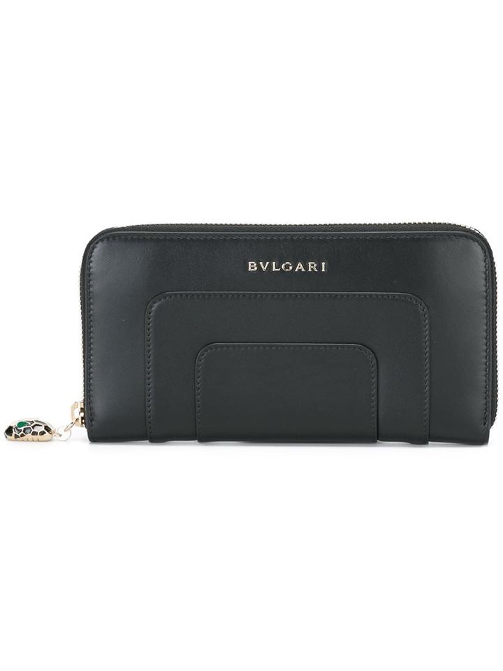 Bulgari Zip Up Wallet