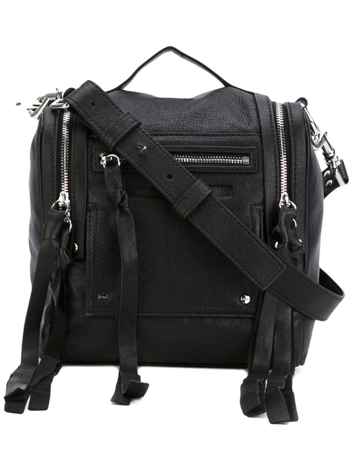 Mcq Alexander Mcqueen Loveless Convertible Box Bag - Black