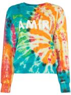 Amiri Logo Print Sweater - Green