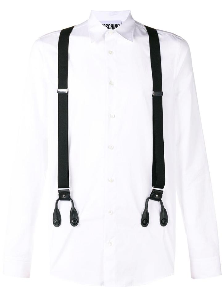 Moschino Suspender Shirt - White