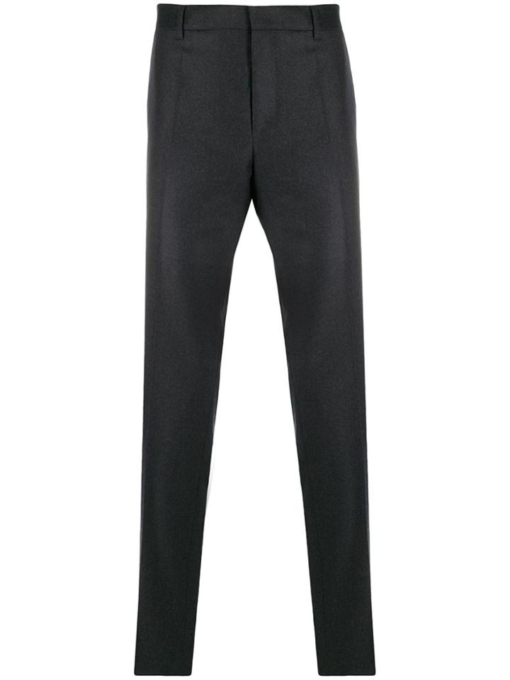 Boss Hugo Boss Check Button-front Blazer - Grey