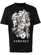 Versace Medusa Head Printed T-shirt, Men's, Size: Xl, Black, Cotton