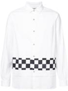 Visvim Checkered Print Detail Shirt - White