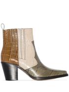Ganni Callie 70mm Cowboy Boots - Multicoloured