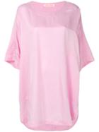 Henrik Vibskov - Yes Top - Women - Silk/cotton - One Size, Pink/purple, Silk/cotton