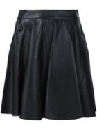 Jeremy Scott Leather Mini Skirt
