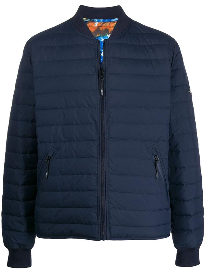 Kenzo Reversible Kenzo World Puffer Jacket - Blue