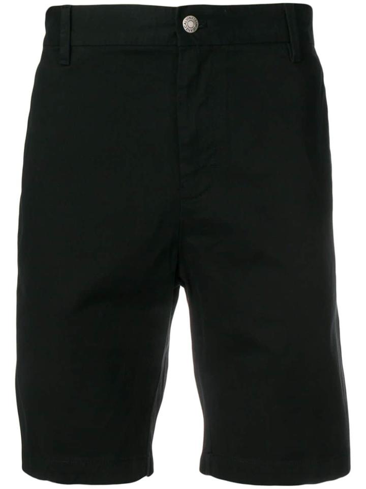 Calvin Klein Jeans Plain Bermuda Shorts - Black