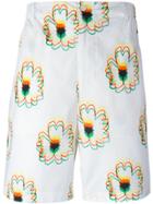 Stella Mccartney Flower Print Shorts - White