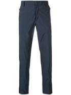 Prada Crinkle-effect Tailored Trousers - Blue