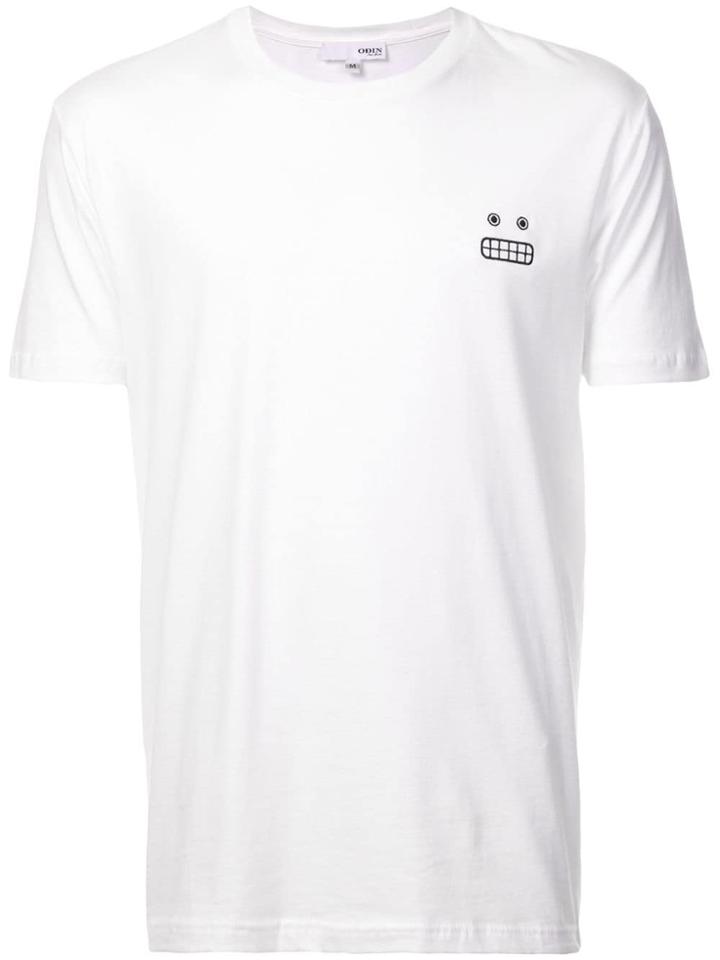Odin Grin Face T-shirt - White