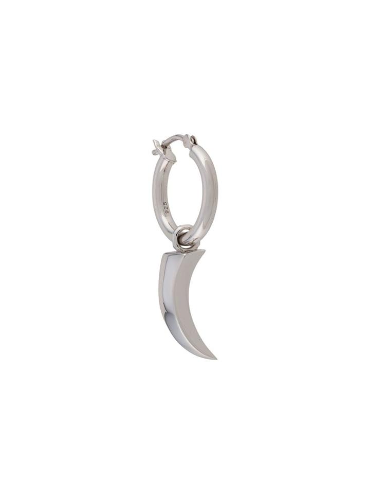 Northskull Shark Tooth Earring - Silver