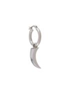 Northskull Shark Tooth Earring - Silver