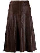 Arma High-waisted Skirt - Brown