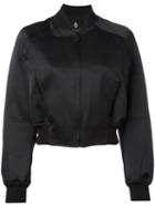 Marcelo Burlon County Of Milan - Amarau Bomber Jacket - Women - Polyamide/polyester/viscose - M, Black, Polyamide/polyester/viscose