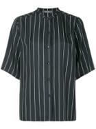 Jac+ Jack Louis Stripe Shirt - Black