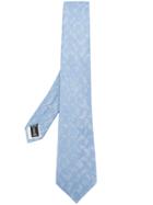 Giorgio Armani Jacquard Stripe Tie - Blue
