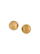Chanel Vintage Button Clip-on Earrings, Women's