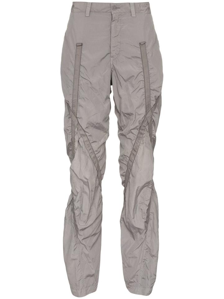 Issey Miyake Tape Taffeta Trousers - Grey