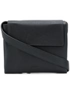 Jil Sander Flap Cross Body Bag - Black