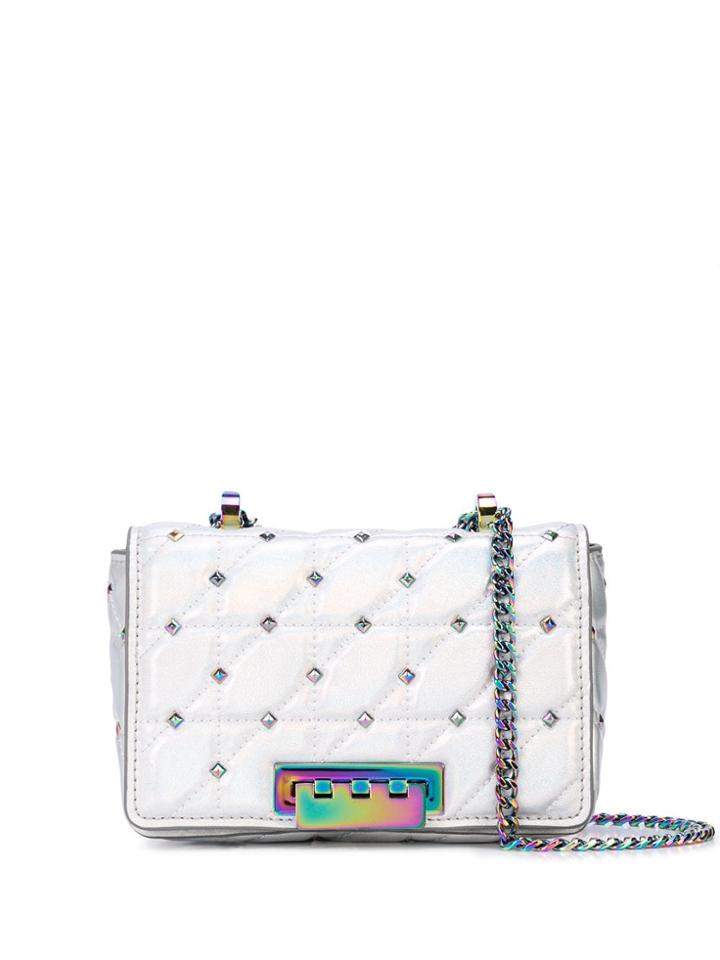 Zac Zac Posen Quilted Shoulder Bag - Silver