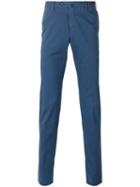 Pt01 Plain Chinos, Men's, Size: 56, Blue, Cotton/spandex/elastane