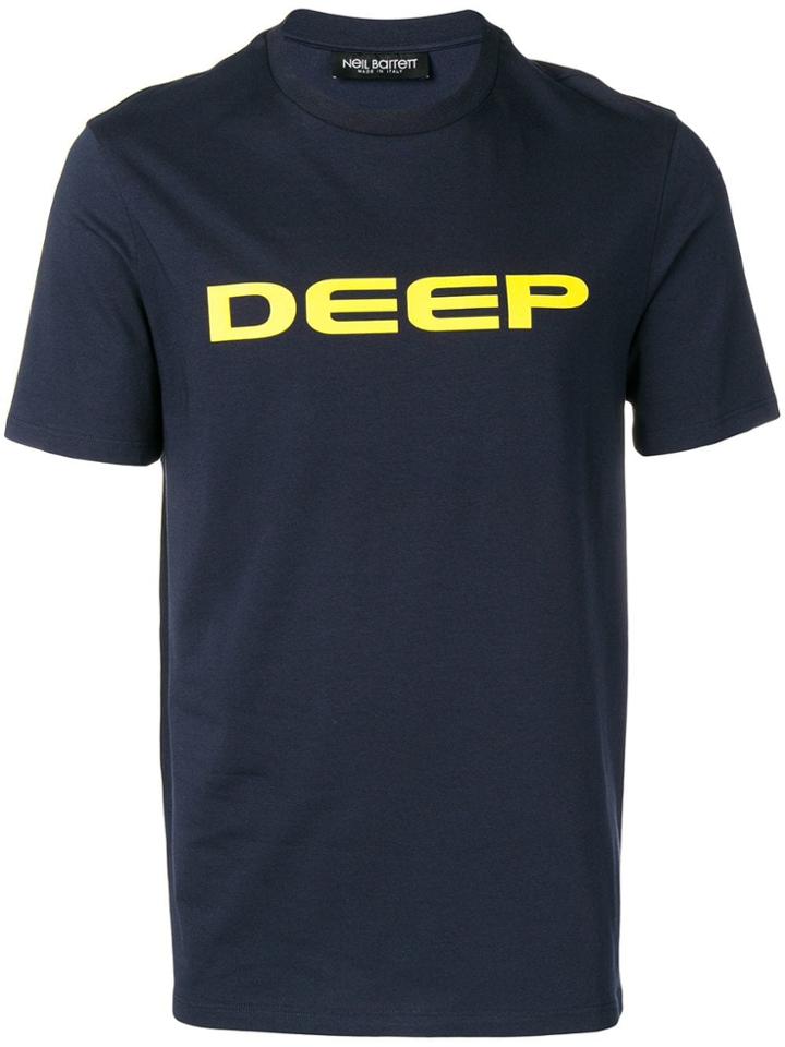 Neil Barrett Logo T-shirt - Blue